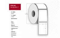 Capture Label 76 x 51mm, Core 19mm,