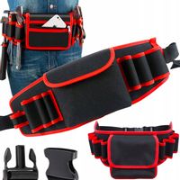 PAS NARZĘDZIOWY MONTERSKI TORBA KABURA KIESZENIE WYTRZYMAŁY PRAKTYCZNY