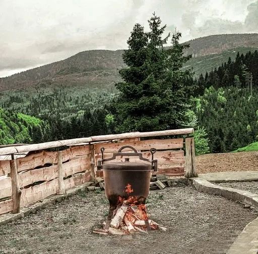 KOCIOŁEK ŻELIWNY MEYERHOFF 4L+RĘKAWICA zdjęcie 16