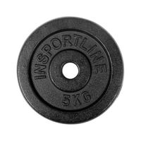 Obciążenie żeliwne Insportline Black (30 mm) 5 kg