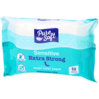 Wilgotny papier toaletowy Pure Soft Chusteczki 60szt