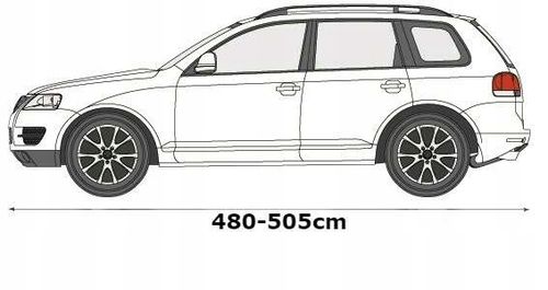Pokrowiec na Samochód SUV/Minivan L2 480-505 Classic Plandeka na Auto-Szary na Arena.pl