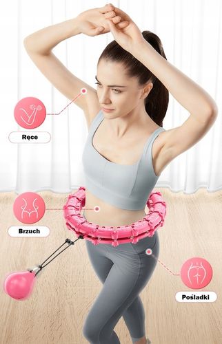 HULA HOP ODCHUDZAJĄCE z Obciążeniem Obciążnikiem Smart z Wypustkami HULAHOP na Arena.pl