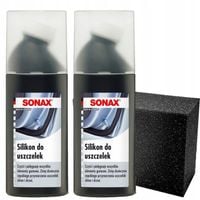 2X SONAX SILIKON GUMMI PFLEGE DO KONSERWACJI USZCZELEK GUMY W AUCIE