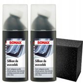 2X SONAX SILIKON GUMMI PFLEGE DO KONSERWACJI USZCZELEK GUMY W AUCIE