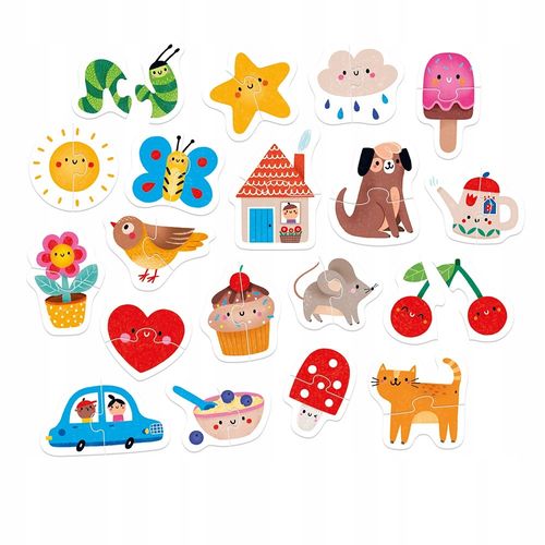 PUZZLE CzuCzu Do pary 38 el. 19 układanek DWUELEMENTOWYCH 15m+ na Arena.pl