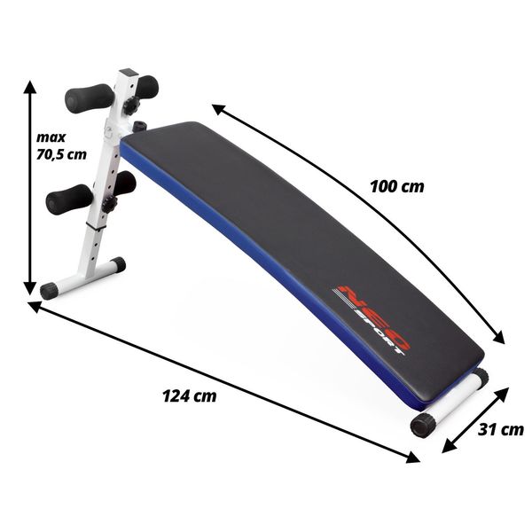 Ławeczka skośna do ćwiczeń Neo-Sport NS-05 zdjęcie 6