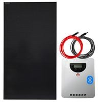 ZESTAW FOTOWOLTAICZNY 170W SOLARNY NA KAMPER ŁÓDŹ JACHT MPPT