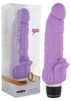 Wibrator Silikonowy Ze Stymulatorem Łechtaczki Silicone Classic