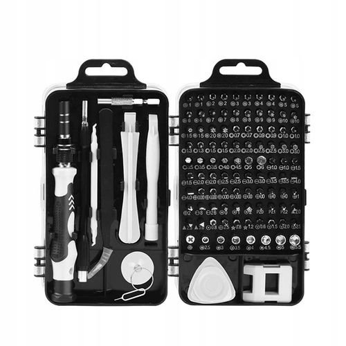 Zestaw Precyzyjnych Śrubokrętów Narzędzi 115 W 1 na Arena.pl