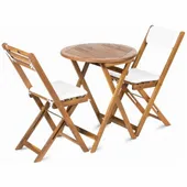 Zestaw Balkonowy CAROL Krzesła Stolik FDZN 4003-T