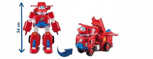 SUPER WINGS TRANSFORMUJĄCY MEGA POJAZD JETT 34 CM na Arena.pl
