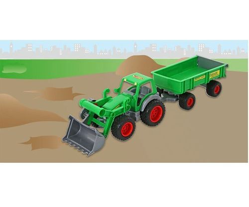 Wader QT Farmer Technic Traktor Ładowarka z prz. na Arena.pl