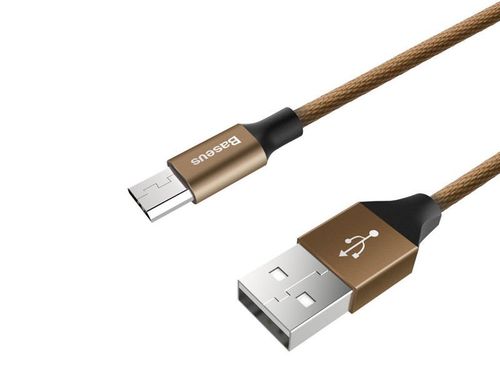 Kabel Baseus Yiven micro USB 150 cm 2A coffe - Brązowy na Arena.pl