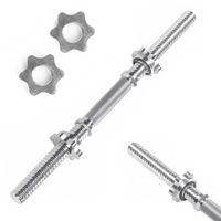 Gryf krótki do hantli gryfik sztangielka gwintowany śrubowy stal 48cm 25mm