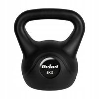 Kettlebell 8kg kettle hantel obciążenie odważnik kula do ćwiczeń ABS Rebel