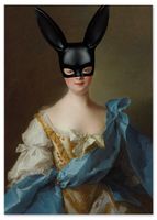 Plakat króliczek playboy maska 40x50 cm