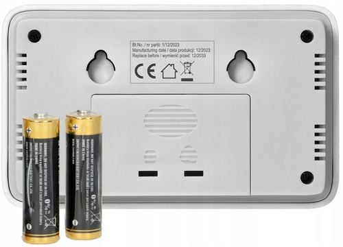 CZUJNIK CZADU DETEKTOR TLENKU WĘGLA GAZU CO 10 LAT + TERMOMETR + BATERIE na Arena.pl