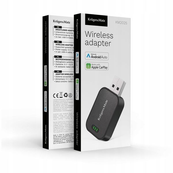 Adapter bezprzewodowy CarPlay - Android Auto zdjęcie 9