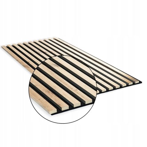 LAMELE NA FILCU 46x275 ŚCIENNE PANEL AKUSTYCZNE DĄB NATURALNY WOTAN INNE na Arena.pl