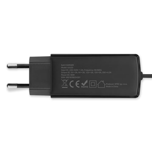 Qoltec Ładowarka GaN 90W USB-C, Szybkie Ładowanie na Arena.pl