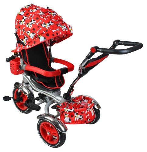 Rowerek trzykołowy Kruzzel RT6051 czerwony na Arena.pl