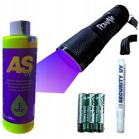 TESTER UV AS + 9LED UV - ZNAJDŹ NIESZCZELNOŚĆ CHŁODNICY - ZESTAW +