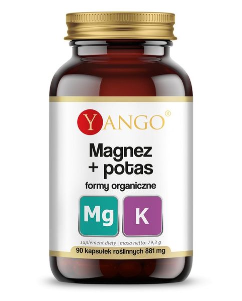 YANGO Magnez + Potas (90 kaps.) zdjęcie 1