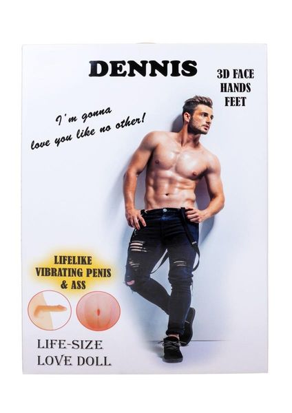 Lalka- DENNIS 3D - Vibrating zdjęcie 2