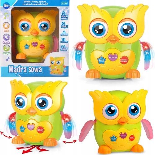 NA PREZENT Mądra Sowa Interaktywna Opowiada bajki chodzi na Arena.pl