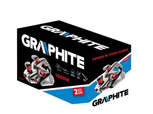 Strug elektryczny 1300W, gł. 3.5, sz. strugania 110 GRAPHITE 59G680 na Arena.pl