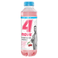 4Move Active Vitamins + Minerals Zero Sugar Napój o smaku wiśniowym 556 ml