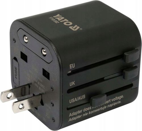 ADAPTER SIECIOWY PODRÓŻNY PRZEJŚCIÓWKA WTYCZKA PODRÓŻNA USA UK EU YATO na Arena.pl