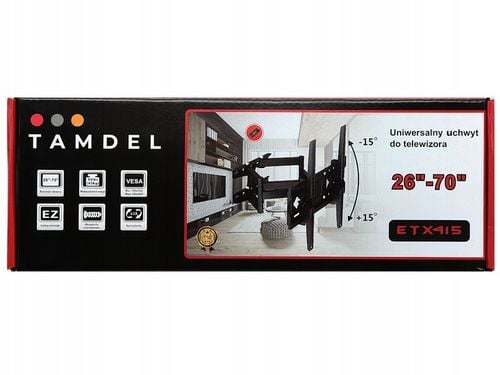 UCHWYT DO TELEWIZORA 26-70 CALI obrotowy EXTRA MOCNY wieszak TV stelaż hak na Arena.pl