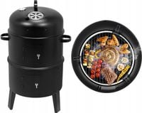 WĘDZARNIA OGRODOWA STALOWA WĘDZARKA DOMOWA METALOWA GRILL 37 cm LUND