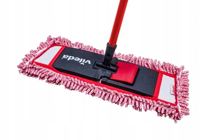 VILEDA Mop płaski 3D Chenille z drążkiem zdjęcie 4