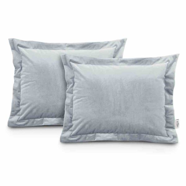 CUS/AH/VELVET/SILVER/SIDE/50X70*2 zdjęcie 1