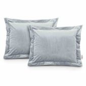 CUS/AH/VELVET/SILVER/SIDE/50X70*2