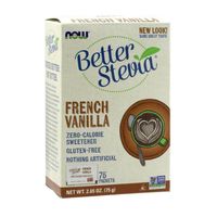 NOW FOODS Better Stevia French Vanilla - Stewia Francuska Wanilia 75 sasz.