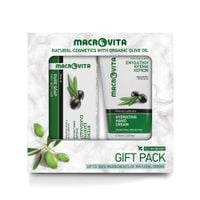 Zestaw MACROVITA: nawilżający krem do dłoni 60ml + mydełko naturalne z oliwą 125g