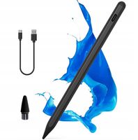 RYSIK ZYKPGB-1 DO TELEFONU TABLETA IPAD CZARNY Z WYMIENNYMI KOŃCÓWKAMI