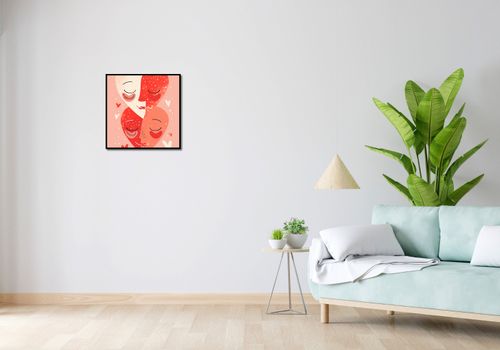 Plakat 50x50cm Wysoka Wibracja na Arena.pl