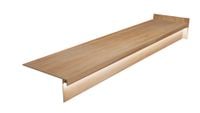 Grube płytki schodowe jak DREWNO 120x30x4, płytki na schody, Dąb, LED