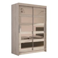 Szafa przesuwna Miami IV 120cm - pojemna garderoba - TRUFLA