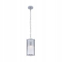 Lampa sufitowa wisząca srebrna do salonu sypialni przedpokoju - MARMO