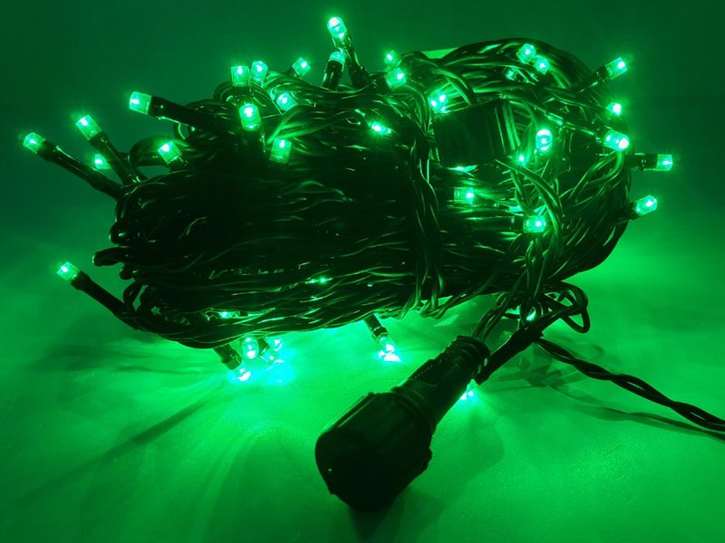 LAMPKI CHOINKOWE 100LED ZEW/WEW+TIMER+ZŁĄCZE ATEST zdjęcie 2