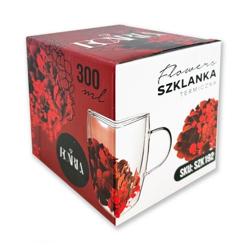 szklanka termiczna z kwiatami w środku 300ml 1szt szk192 na Arena.pl