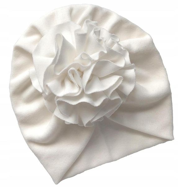 Czapka niemowlęca TURBAN przejściowa CHRZEST 0-6 zdjęcie 1