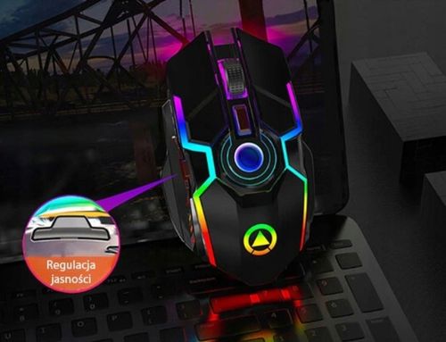 PROFESJONALNA CICHA MYSZ GAMINGOWA PODŚWIETLANA na Arena.pl