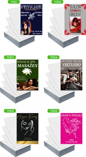 Ulotki A4 5000szt reklamowe firmowe MASAŻ SPA dużo wzorów gotowy projekt na Arena.pl